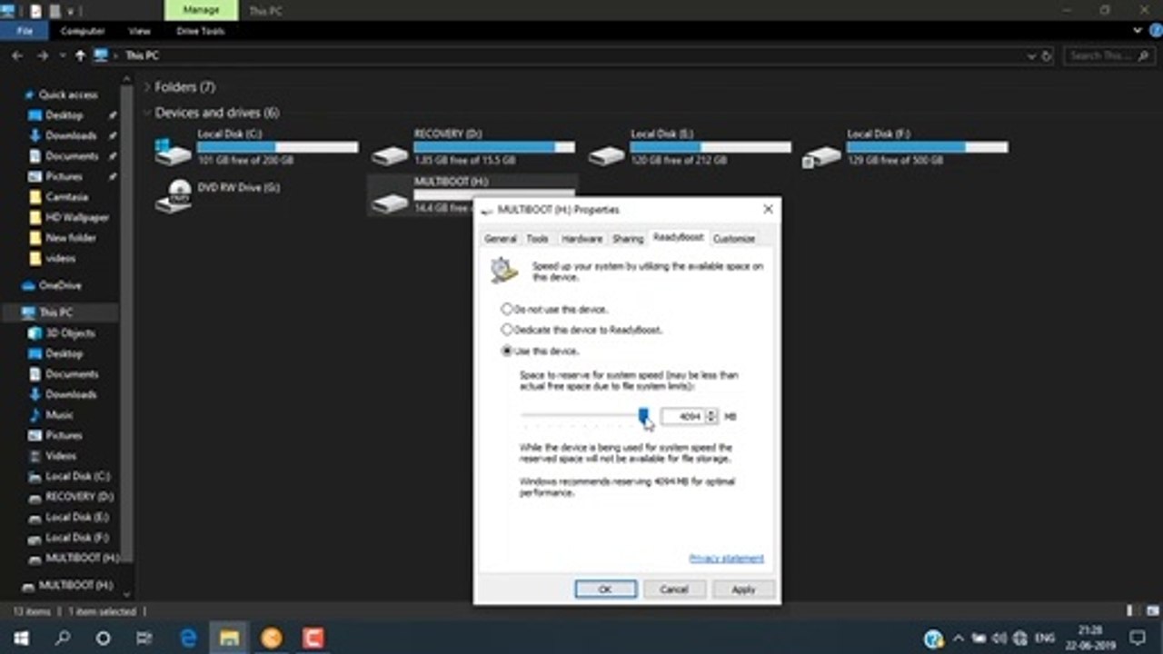 Convert a Pendrive into a RAM