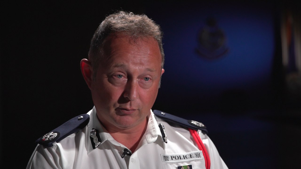 Senior police officer Rupert Dover on the July 1 storming of Hong Kong’s legislature