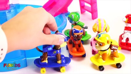 Paw Patrol Cruise Ship Pool Party Swim & Scuba Diving Fun