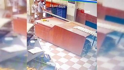 Şişli’de fırıncıların kürek ve tahtalı kavgası kamerada