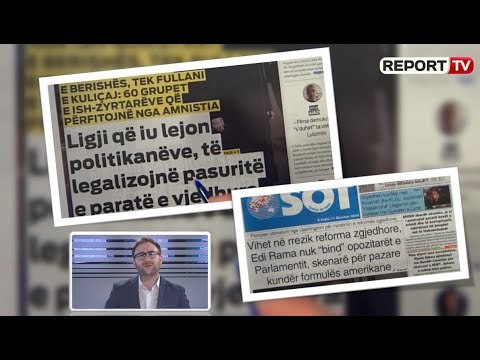 Report TV - Shtypi i Ditës dhe Ju , ja çfarë shkruajnë gazetat për sot e enjte 11 qershor 2020