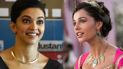 Deepika Padukone समझ लिया गया था  Aladdin star Naomi Scott;जानिए क्या थी मजेदार घटना | FilmiBeat