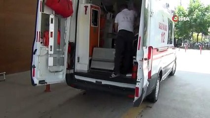 Elini torna makinesi kaptırdı