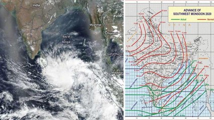 Low Pressure Area Over East Central Bay of Bengal To Cross Ap & Odisha Coast
