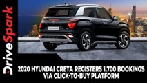 2020 Hyundai Creta Registers 1,700 Bookings Via Click-To-Buy Platform | Details