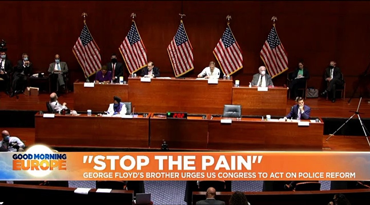 'We demand justice': George Floyd's brother urges Congress to 'stop the pain' of police brutality