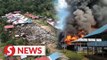 Bomba flies in food aid to fire victims in Long Selaan, Sarawak