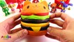 Paw Patrol & PJ Masks Eats McDonalds Happy Meal with Giant Hamburger!!