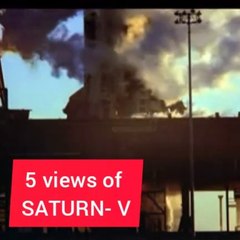 NASA!! biggest rocket launched || Saturn - v \\5 views from camera