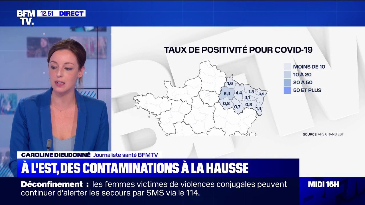 Coronavirus: les contaminations en hausse dans certains départements du Grand Est