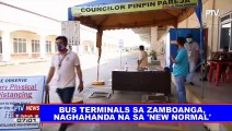 Bus terminals sa Zamboanga, naghahanda na sa 'new normal'
