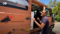 Karavanıyla dünyayı gezen İtalyan Fethiye'nin cennet koylarında mahsur kaldı