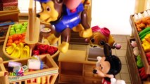 Paw Patrol Skye & Chase Go Shopping with Disney Mickey Mouse & Minnie