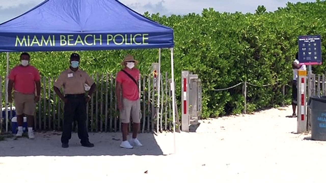 Miami reabre praias