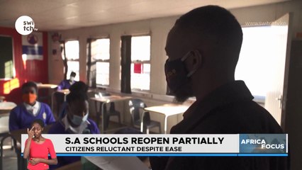 S.A re-opens gradually