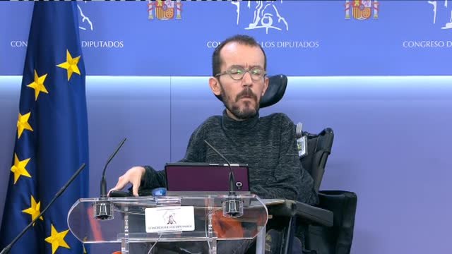 UP presenta sin el PSOE su propuesta de comisión de investigación del rey emérito para que comparezca en el Congreso