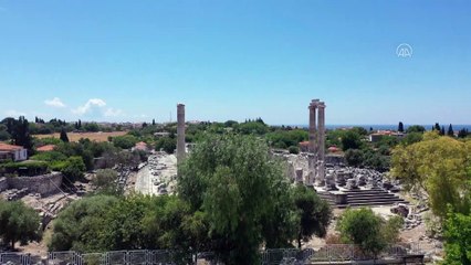 (DRONE) Didim'deki Apollon Tapınağı ziyaretçilerini bekliyor - AYDIN