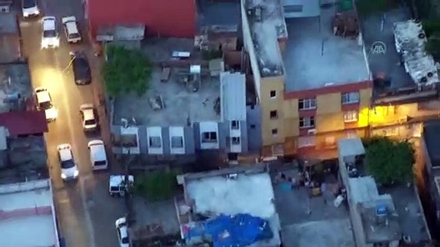 11 şüphelinin yakalandığı uyuşturucu operasyonu helikopter kamerasında - ADANA