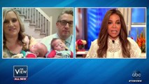 Andre and Jennifer Laubach on Battling Coronavirus as They Become Parents to Twins - The View