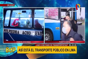 Transportistas trabajan con normalidad pese anuncio de paro indefinido