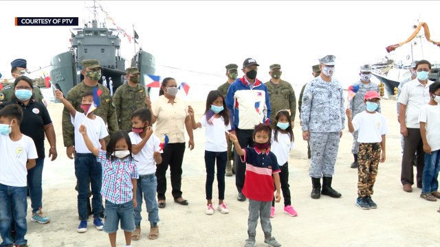 Pag-asa Island still surrounded by Chinese militia vessels