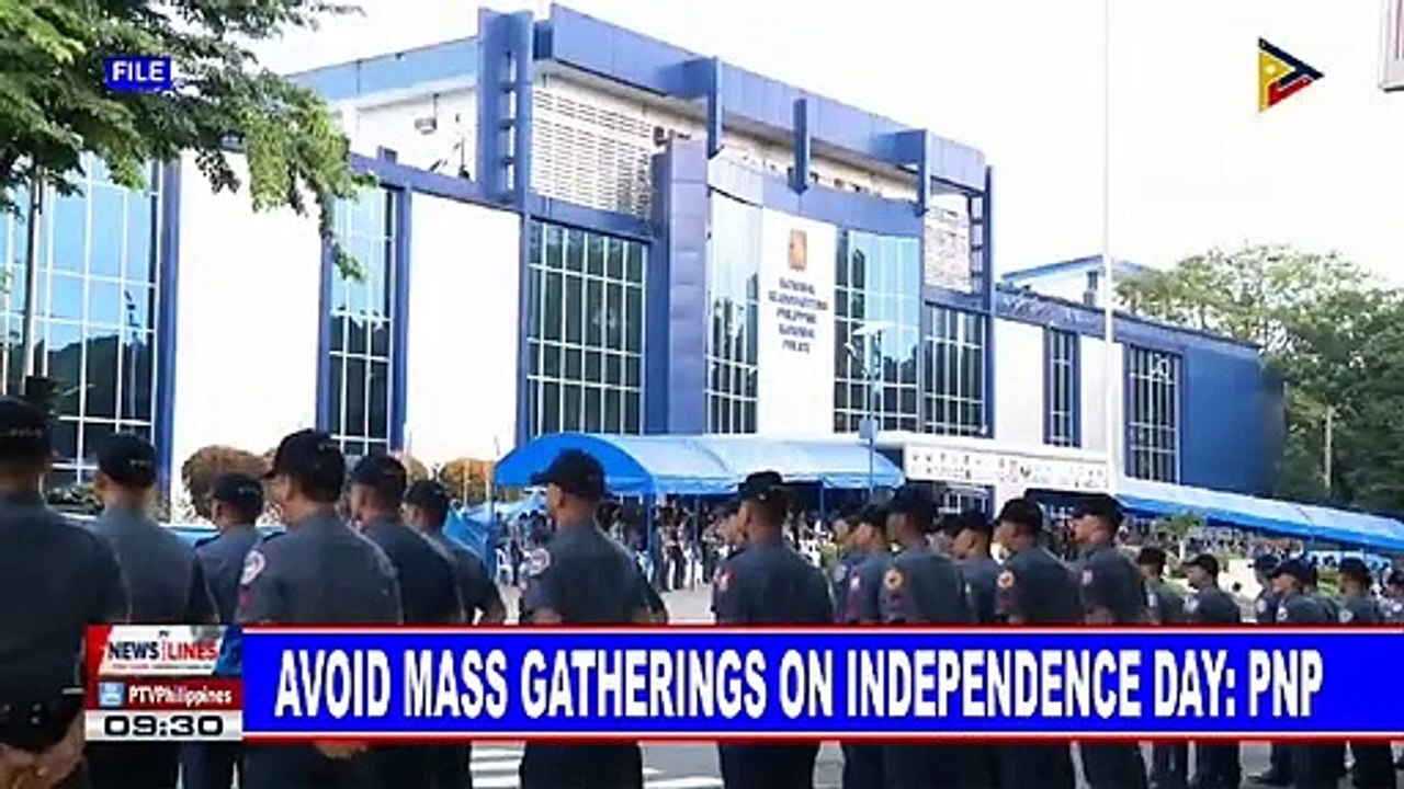 Avoid mass gatherings on Independence Day: PNP