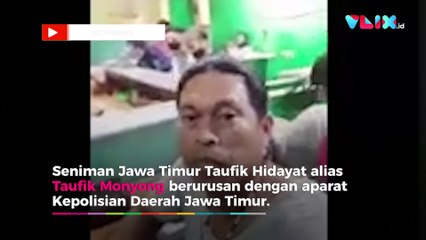 Seniman Surabaya Taufik Monyong Sebut Covid-19 Konspirasi