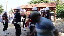 Kahramanmaraş’ta trafik kazası sonucu hayatını kaybeden polis memuru, memleketi Hatay’da toprağa verildi