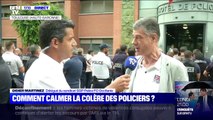 Mesures annoncées par Christophe Castaner: des policiers déposent leurs menottes à Toulouse pour exprimer 
