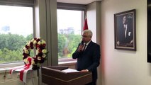 Şehit diplomat Yergüz için Cenevre'de anma töreni düzenlendi - CENEVRE