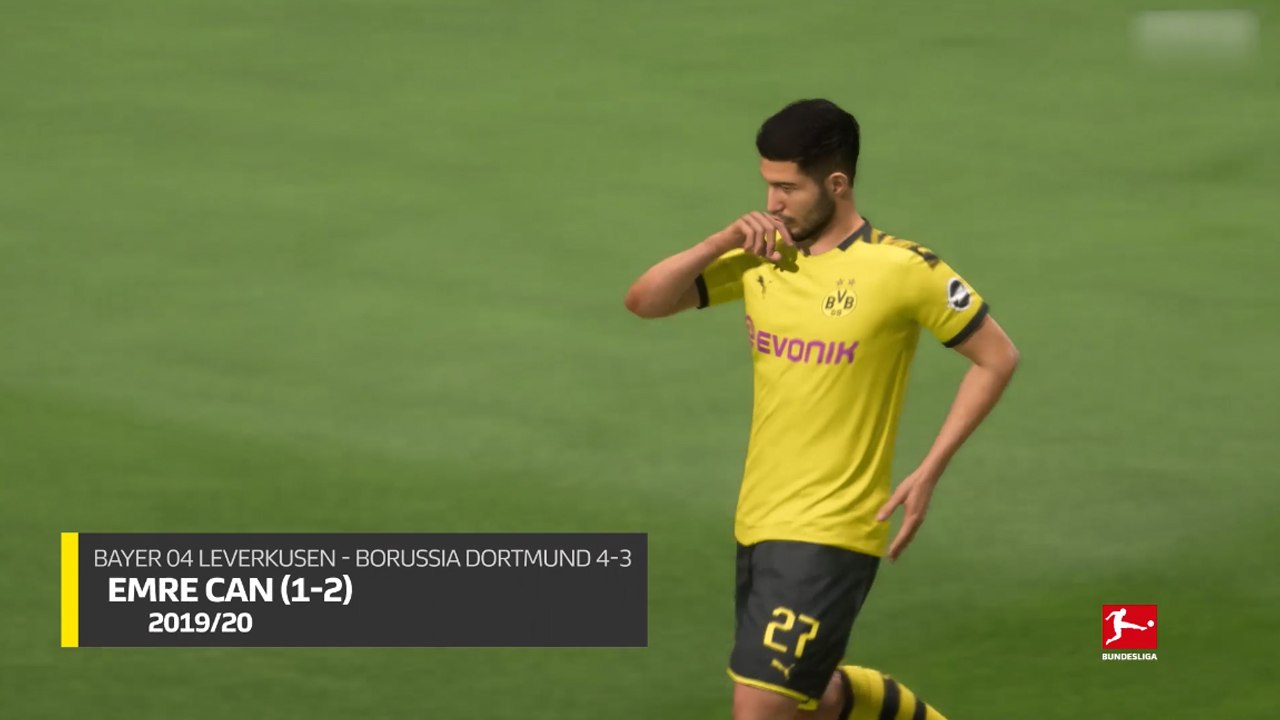 Bundesliga: Recreated Goals | Emre Can vs Bayer Leverkusen