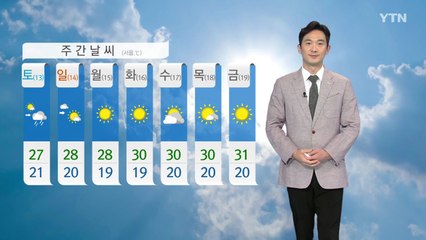 [날씨] 내일도 낮더위 계속...강한 자외선 주의 / YTN