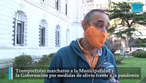Marcha transportistas y Odontologos