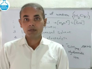 Properties of Water || Ionic Equilibrium ||Chemistry by Jakhar Sir