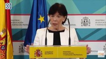 Celaá informa que todas las comunidades aceptan el plan educativo, excepto Madrid y País Vasco