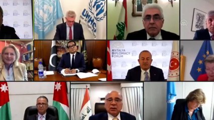 Çavuşoğlu, Kovid-19'un mültecilere etkilerine ilişkin video konferansa katıldı (2) - ANKARA