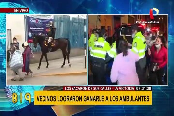 La Victoria: vecinos se organizan y evitan que ambulantes se instalen en las calles