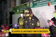 Mega operativo policial decomisa droga, celulares robados y medicina adulterada