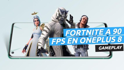Fortnite a 90 fps en OnePlus 8