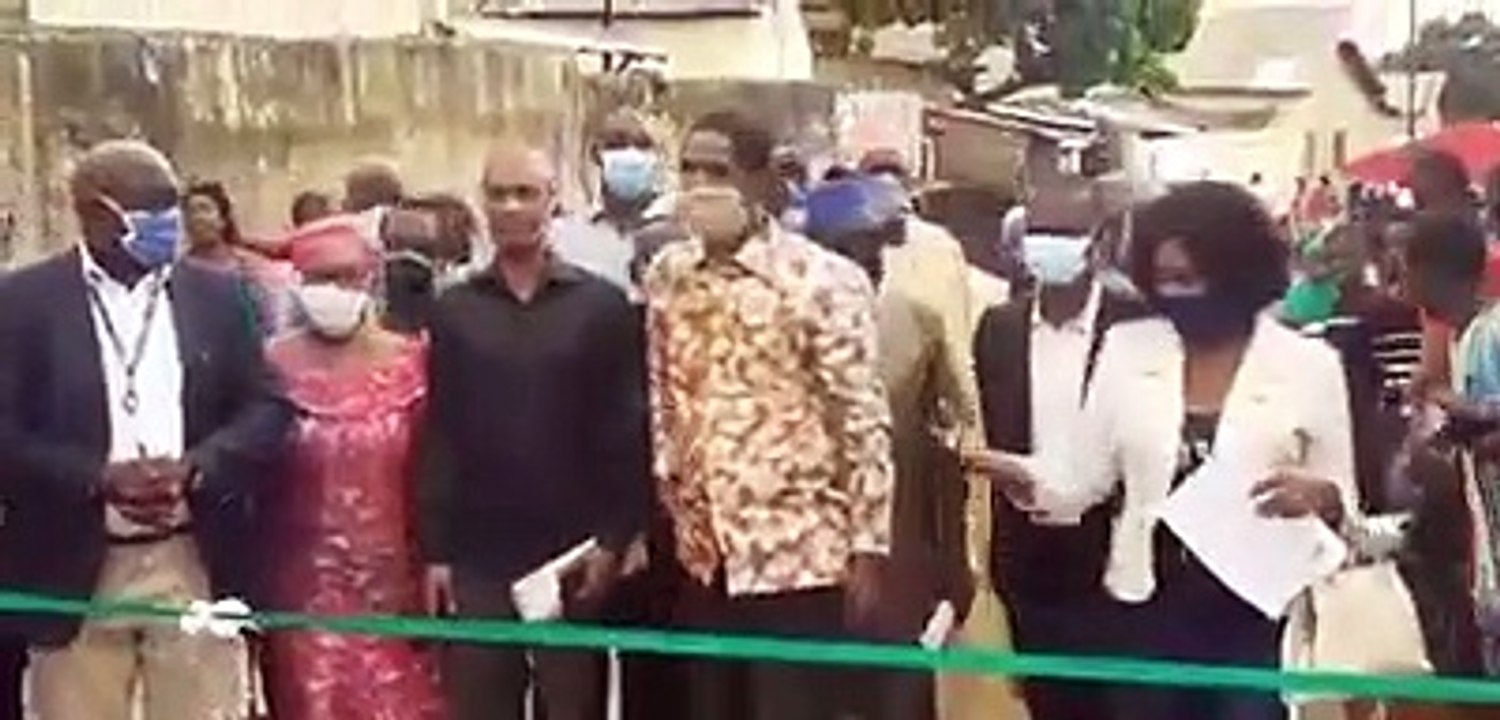 Mouctar Diallo inaugure une route pavée de 107 mètres à Hamdallaye