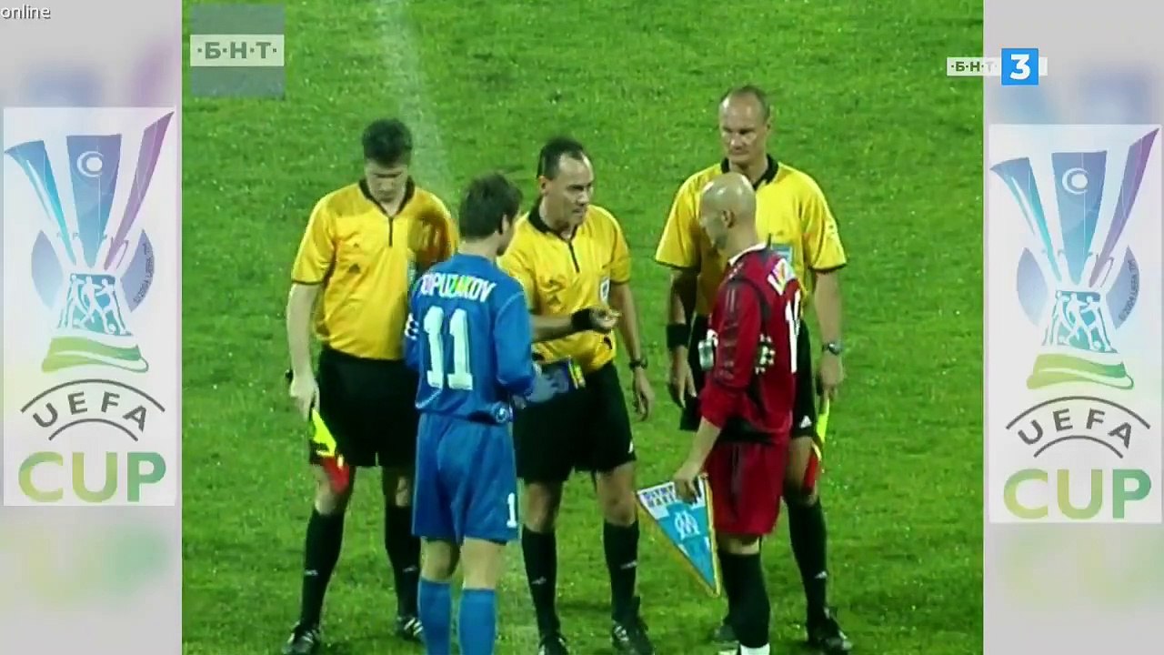 Левски - Марсилия 01.12.2005 UEFA Cup групова фаза първо полувреме