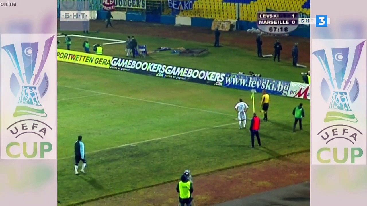 Левски - Марсилия 01.12.2005 UEFA Cup групова фаза второ полувреме