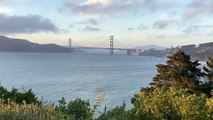 Ecoutez le chant du pont Golden Gate Bridge dans le vent à San Francisco
