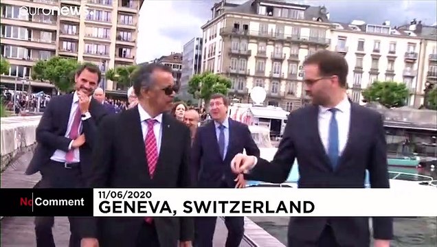 Фонтан Же-До в Женеве вновь работает