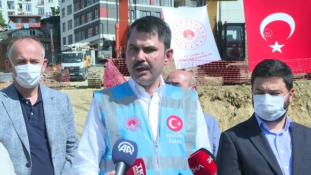 Çevre ve Şehircilik Bakanı Kurum, Kağıthane'de incelemelerde bulundu - İSTANBUL