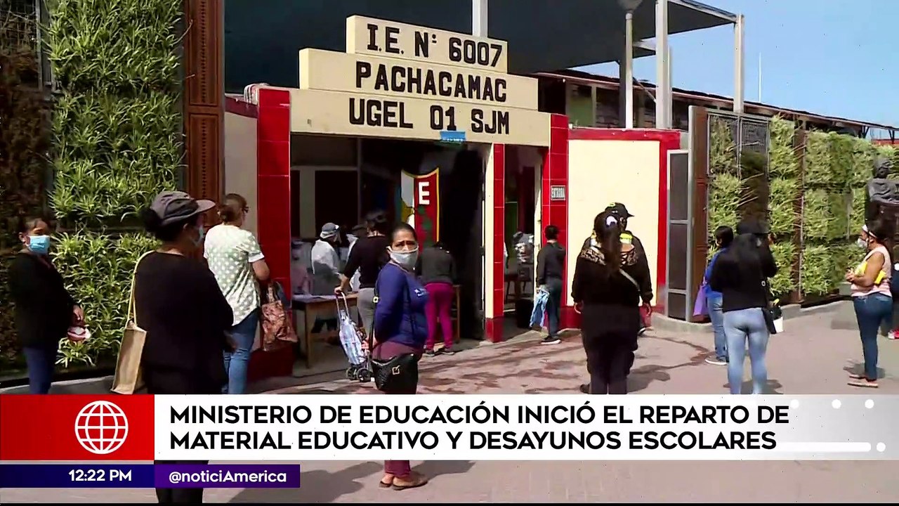 Edición Mediodía: Ministerio de Educación inició el reparto de material educativo y desayunos escolares