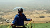 Pamukkale'de yamaç paraşütü uçuşlarına ilgi - DENİZLİ