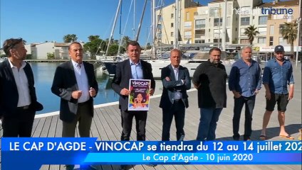 LE CAP D'AGDE - Vinocap 2020 aura lieu du 12 au 14 juillet 2020