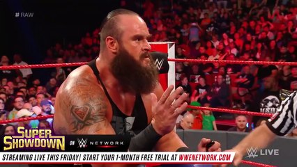 Braun Strowman vs. Bobby Lashley – Arm Wrestling Match- Raw, June 3, 2019