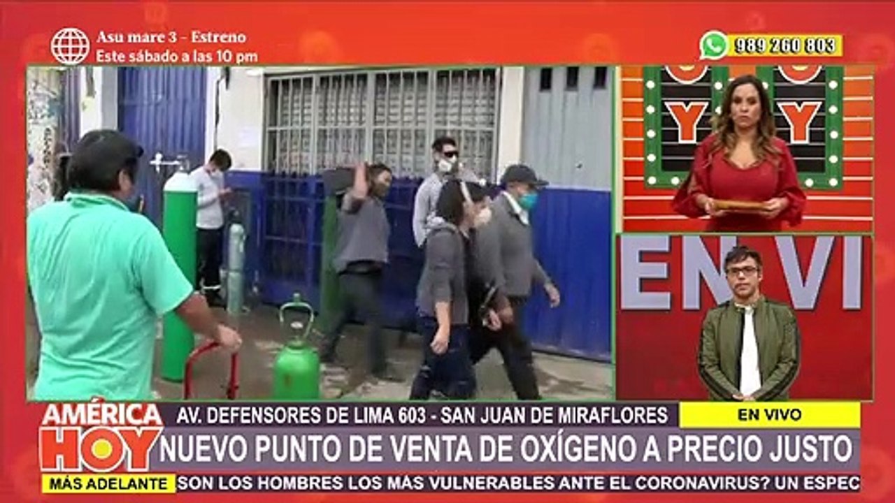 Nuevo punto de venta de oxígeno a precio justo en San Juan de Miraflores